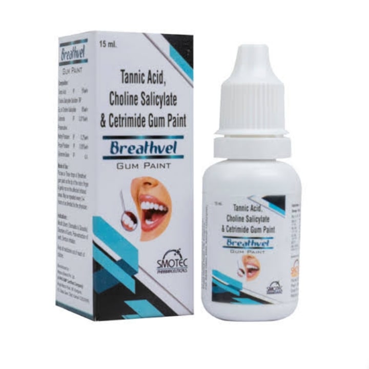 Tannic Acid + Chloine Salicylate + Cetrimide Gum Paint