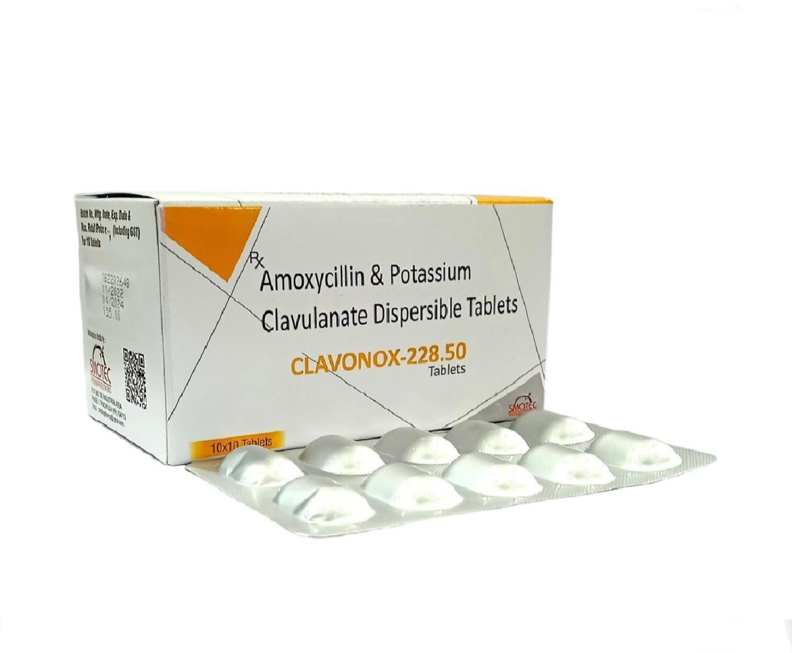Amoxycillin Trihydrate 200mg+ Clavulanate Potassium 20.5mg Tablets | Best Price | Uses