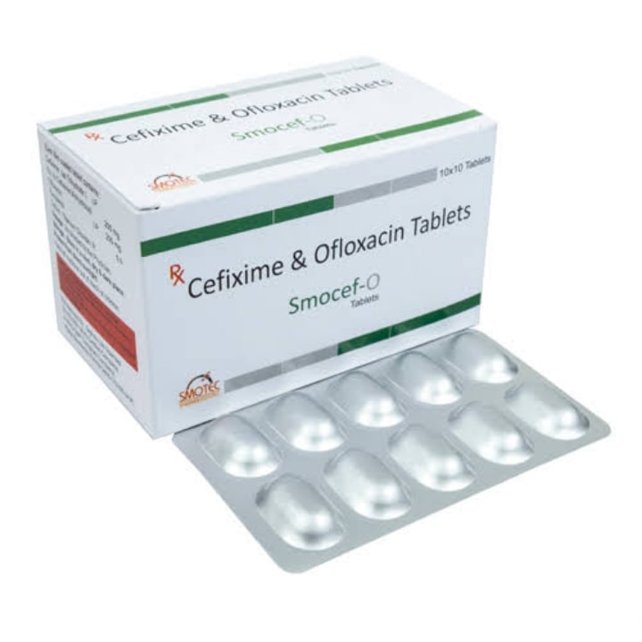 Cefixime 200mg+Ofloxacin 200mg Tablet | Uses | Best Price
