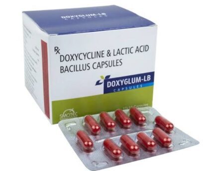 Doxycycline HCI 100 mg + Lactobacillus 5 billion Spores Capsule | Uses | Best Price
